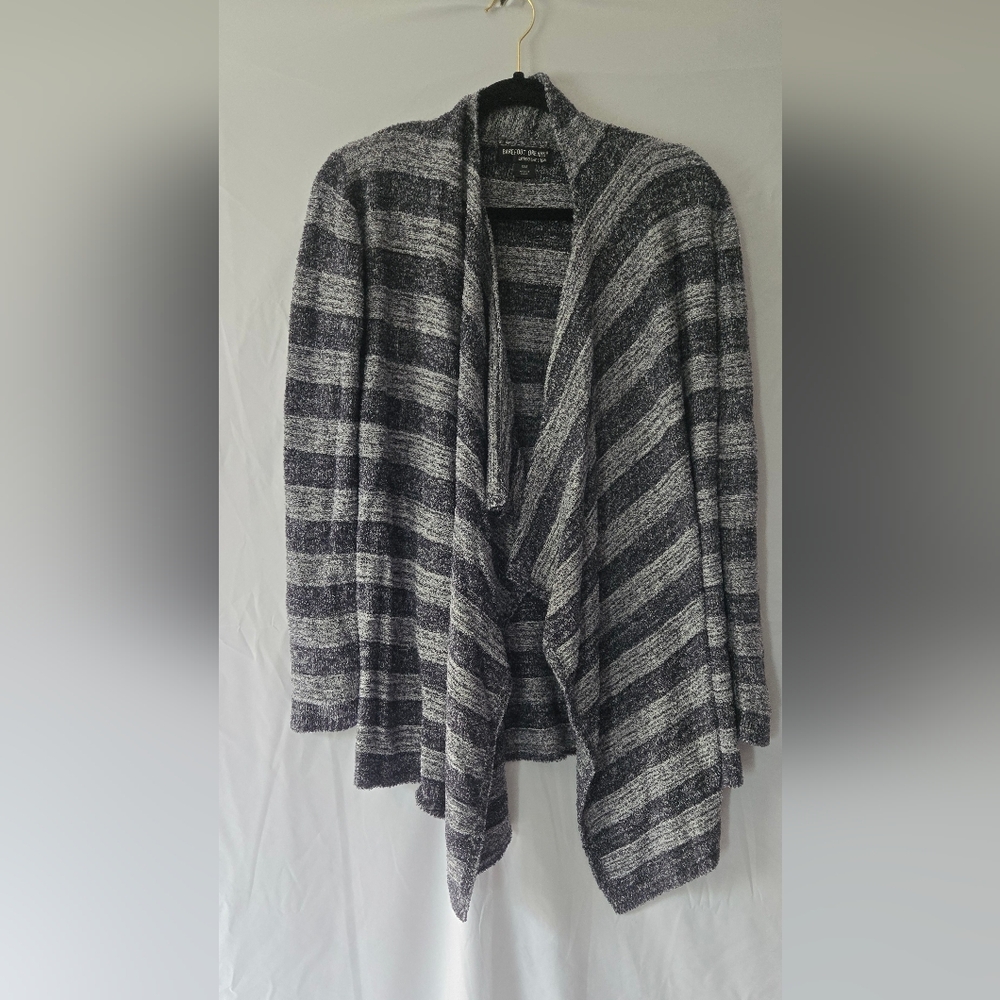 Barefoot Dreams Bamboo Chic Lite Blue Calypso Cardigan Wrap Sweater Size S/M